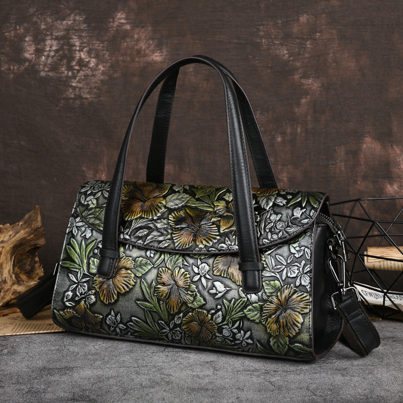 Sac à Bandoulière en Cuir Véritable pour Femme