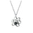 Porte-clés collier en acier inoxydable