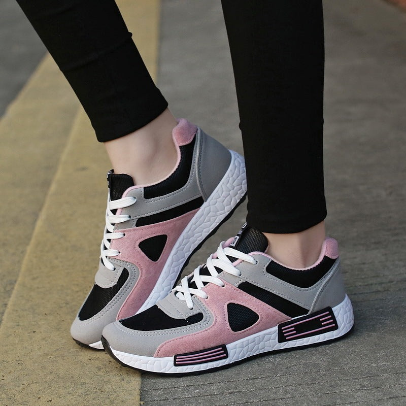 Chaussures de sport pour femmes, chaussures décontractées Forrest, chaussures de planche respirantes pour étudiants, chaussures de course à semelles épaisses