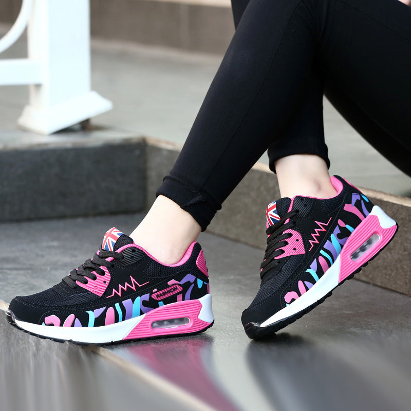 Nouvelles chaussures pour femmes chaussures de coussin chaussures de ville étudiant coréen chaussures simples chaussures de voyage chaussures plates femmes