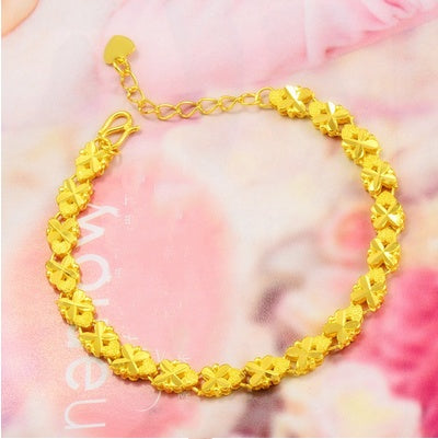 Bijoux en or sable Dragon et phénix, collier, boucles d'oreilles, bague, Bracelet, ensemble de quatre pièces de mariage, cadeau de saint-valentin