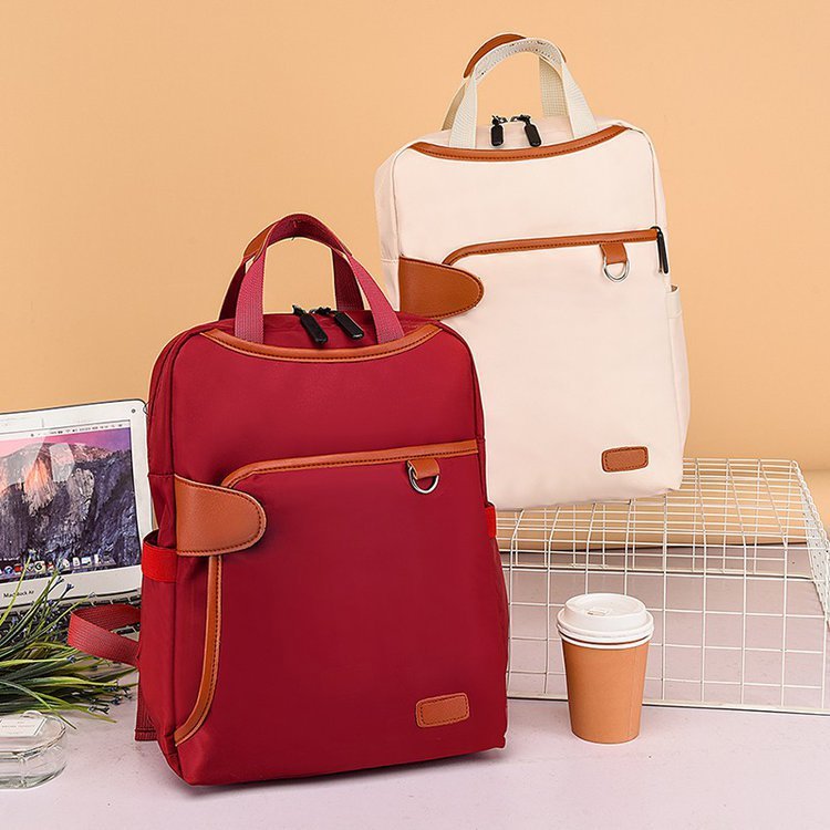 Sac à dos simple en tissu Oxford pour femmes