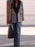 Blazer à Carreaux Contrastés pour un Style Commuting Décontracté