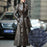 Manteau en Cuir Doudoune Femme