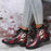 Bottes Martin Femme à Imprimé Multicolore