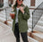 Veste Femme à Zip avec Poches - Couleur Unie