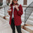 Veste Femme à Zip avec Poches - Couleur Unie