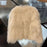 Short thick fur coat