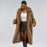 Manteau Long en Fourrure  pour Automne et Hiver