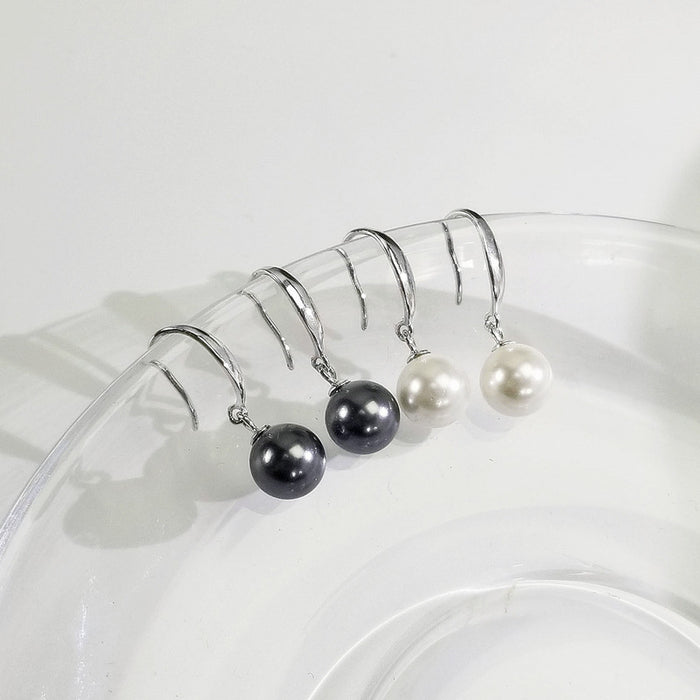 Boucles d'oreilles en argent sterling avec perles, tendances de la mode automne et hiver