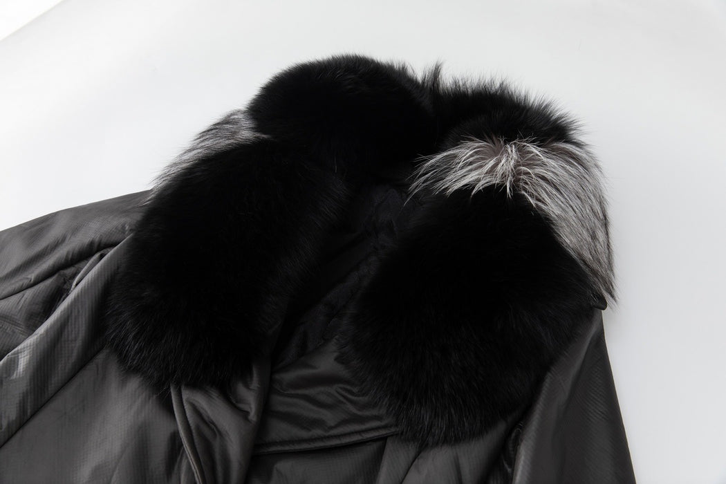 Manteau en Coton Matelassée Coupe-Vent